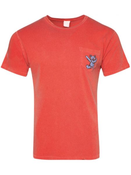 T-shirt en coton à imprimé Madeworn rouge
