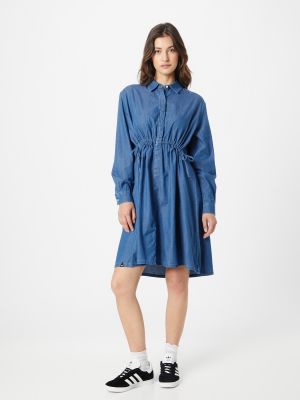 Košeľové šaty Denham modrá
