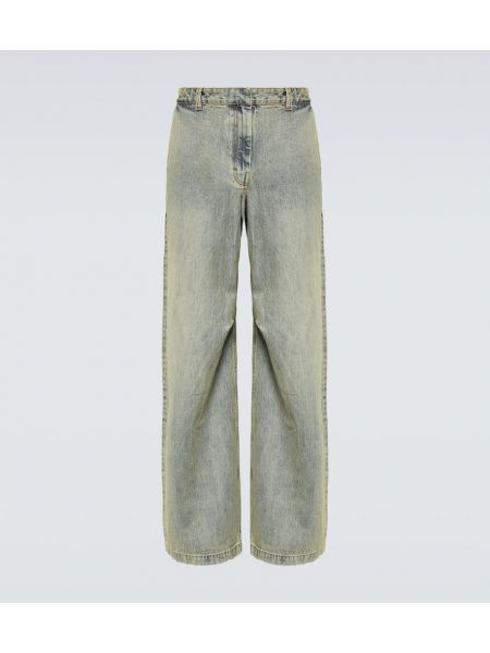 Low waist straight jeans ausgestellt Entire Studios blau
