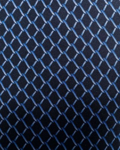 Corbata con estampado con estampado geométrico Church's azul