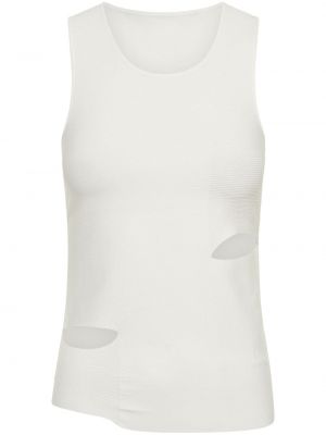 T-shirt col rond Dion Lee blanc