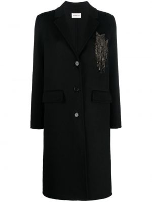 Křišťálový kabát P.a.r.o.s.h. černý