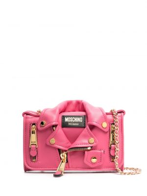 Crossbody väska Moschino rosa