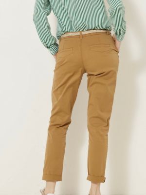 Pantaloni Camaieu maro