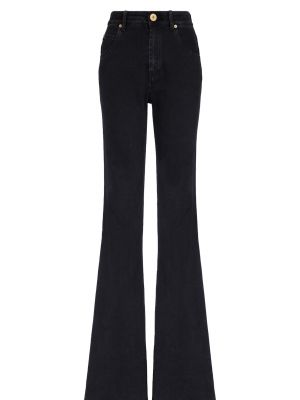 Черные прямые джинсы Balmain