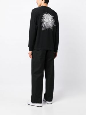 Sweatshirt mit stickerei Yohji Yamamoto schwarz