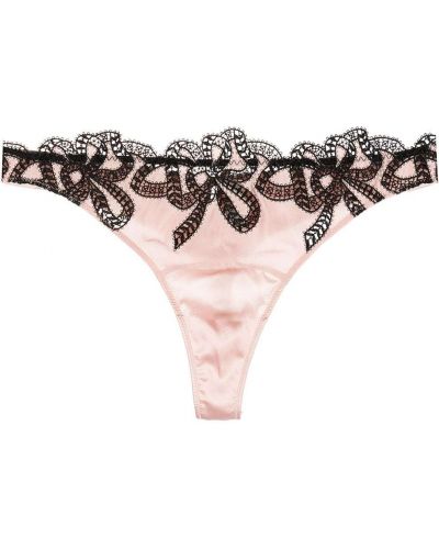 Bue brodert stringtruser Fleur Du Mal rosa