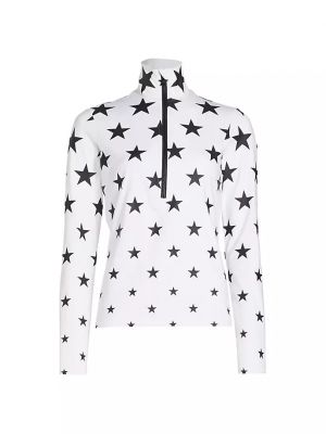 Пуловер со звездочками Goldbergh белый