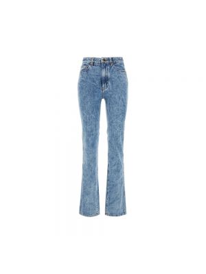 Jeans a zampa Khaite Blu