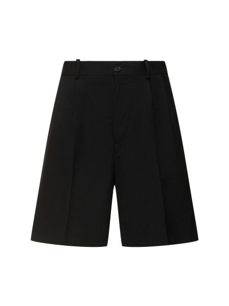 Shorts i ull Acne Studios svart