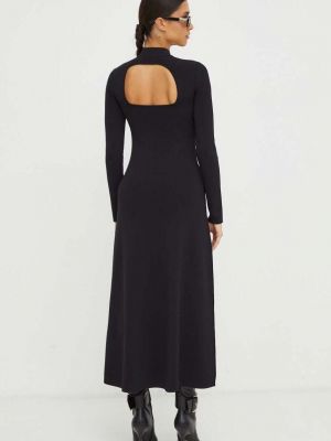 Midi šaty Ivy Oak černé
