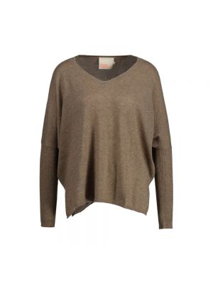 Sweter z kaszmiru Absolut Cashmere brązowy