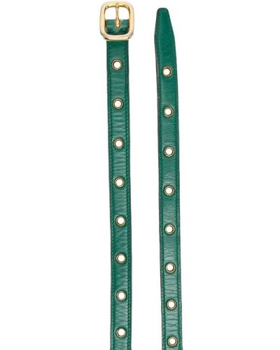 Cinturón con hebilla Hermès verde
