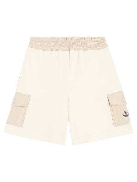 Fleece shorts for jenter Moncler Enfant hvit