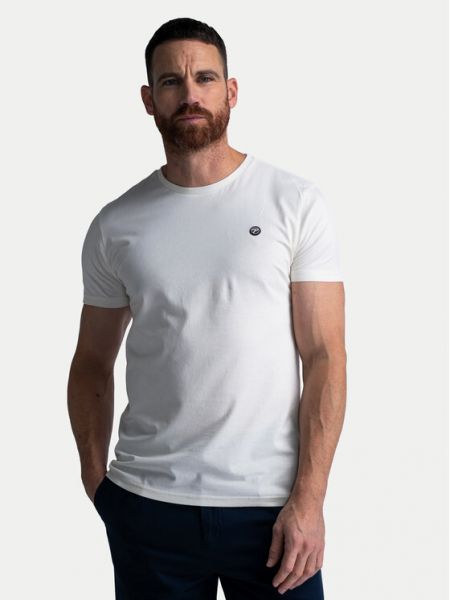 Slim fit priliehavé tričko Petrol Industries biela