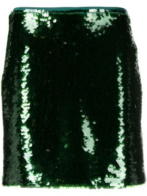 Minigonna con paillettes Federica Tosi verde