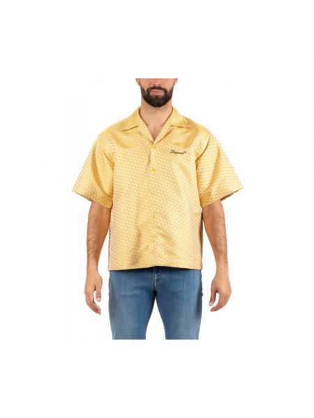 Koszula Dsquared2 żółta