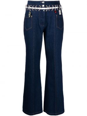 Bootcut jeans aus baumwoll ausgestellt Chopova Lowena blau