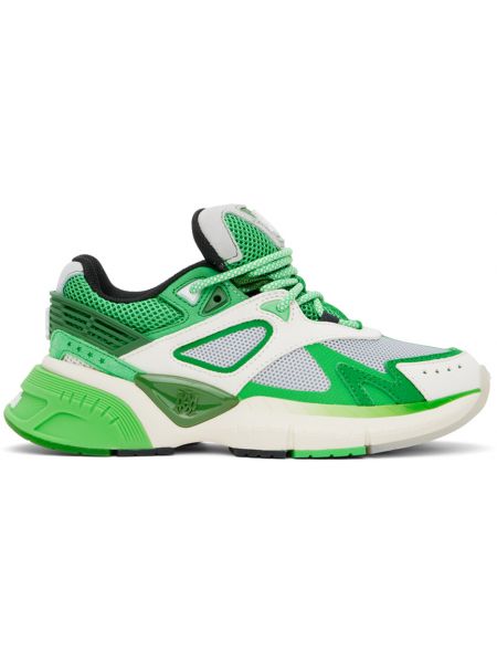 Зелено-белые кроссовки MA для бега Amiri