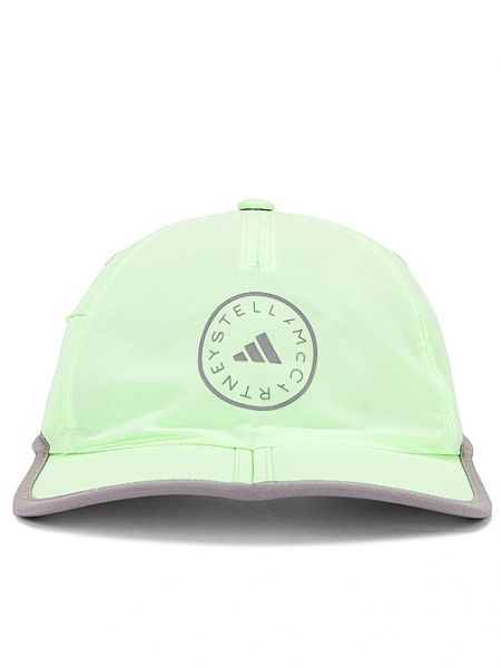 Cappello con visiera con motivo a stelle Adidas By Stella Mccartney verde