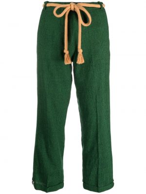 Rovné kalhoty Alysi zelené
