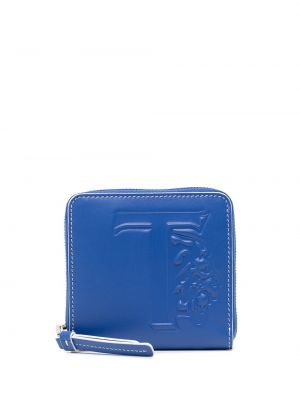 Kožená peněženka Tod's modrá