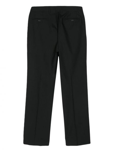 Pruhované rovné kalhoty Lardini černé