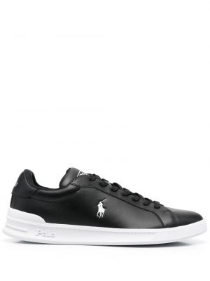 Sneakers με κέντημα Polo Ralph Lauren μαύρο