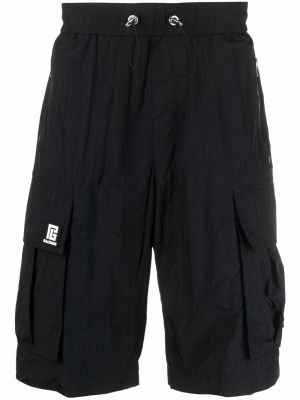 Shorts cargo avec poches Balmain noir