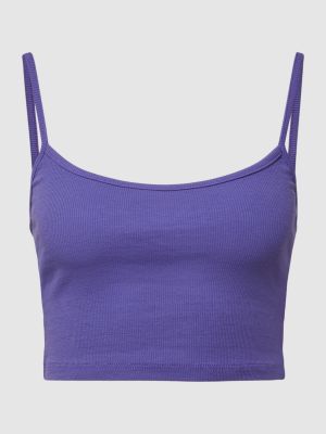 Tank top slim fit Review Female fioletowy