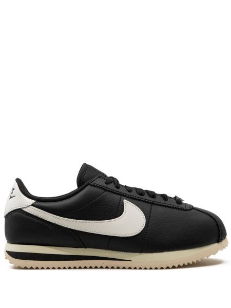 Læder sneakers Nike Cortez sort