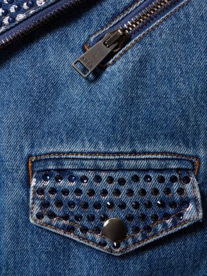 Giacca di jeans di cotone Area blu