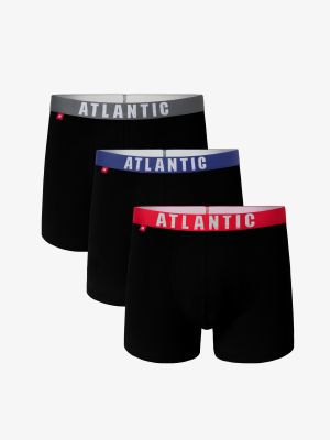Boxerky Atlantic čierna
