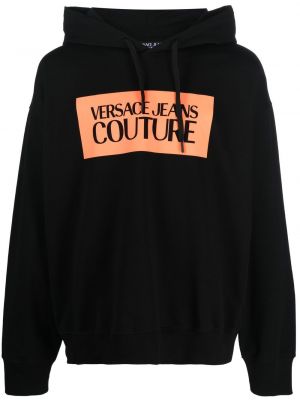 Hættetrøje Versace Jeans Couture sort