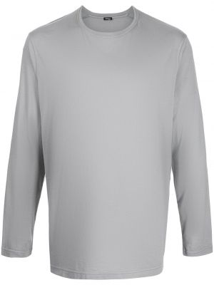 Camiseta de cuello redondo Kiton gris