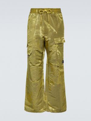 Спортивные штаны с принтом Y-3 желтые