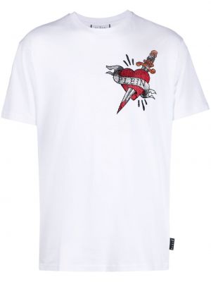 T-shirt mit print Philipp Plein weiß