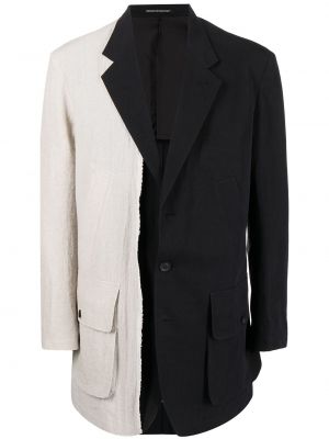 Overdimensjonert lang blazer Yohji Yamamoto svart