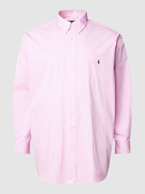 Koszula w paski Polo Ralph Lauren Big & Tall różowa