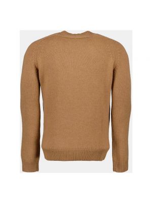 Sweter Saint Laurent brązowy