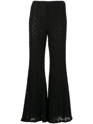Pantalon large Anna Sui noir