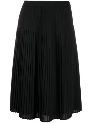 Plisovaná midi sukňa Claudie Pierlot čierna
