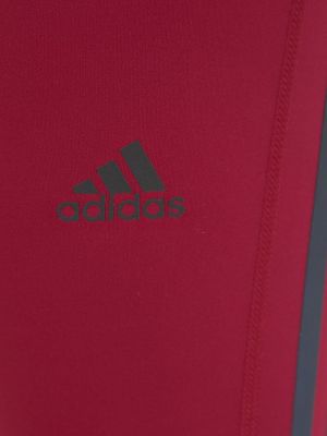 Běžecké kalhoty s potiskem Adidas Performance fialové