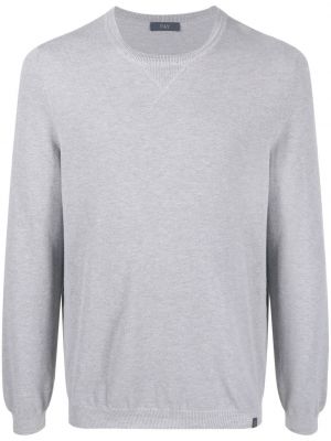 Sweat col rond col rond Fay gris