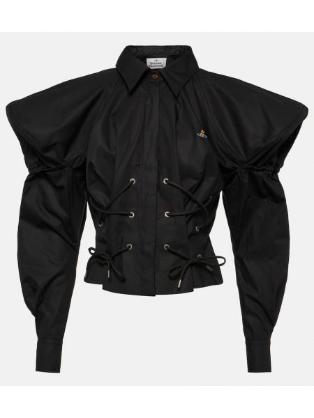 Bavlněná košile Vivienne Westwood černá