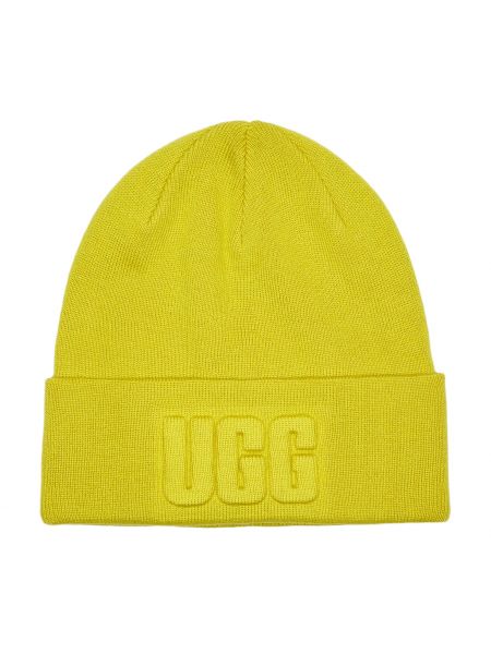 Шапка Ugg желтая