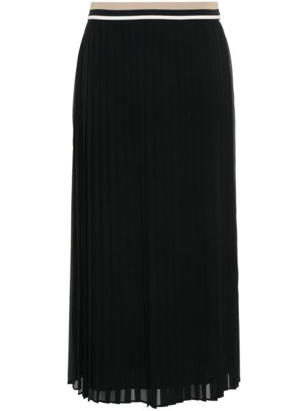 Plisovaná sukňa Moncler čierna