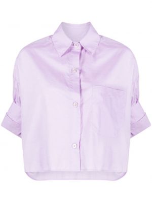 Bombažna srajca Twp vijolična