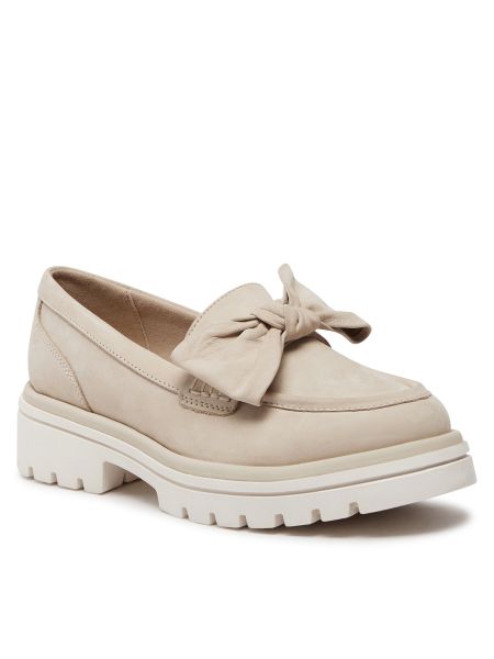 Pantofi loafer Caprice alb