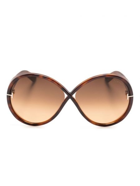 Oversize sonnenbrille Tom Ford Eyewear braun